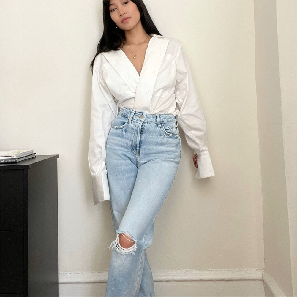 H&M perfect light wash jeans